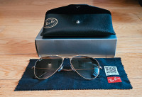 Rayban Aviator Sunglasses RB 3025 gradient brown - 55mm (small)