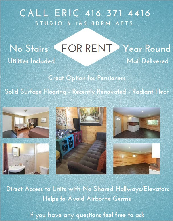 Wasaga Beach Apartment Best Location 1,250.00 All Inclusive Long Term Rentals Barrie