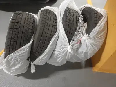 4 x winter tires Yokohama 18 inches. 225/60 R 18 100T in good condition. Everything sold as is, plea...