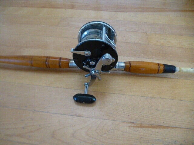 Canne moulinet lourde a truite grise Penn USA, Fishing rod reel