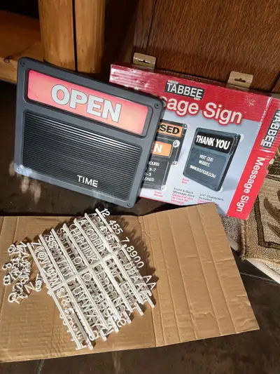 TABBEE Brand Message Sign, View more