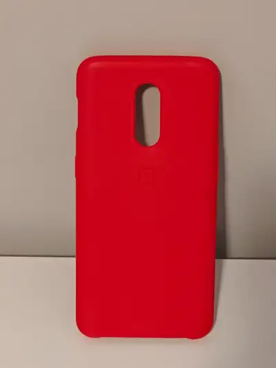 OnePlus 6T Silicone Protective Case Red!, View more