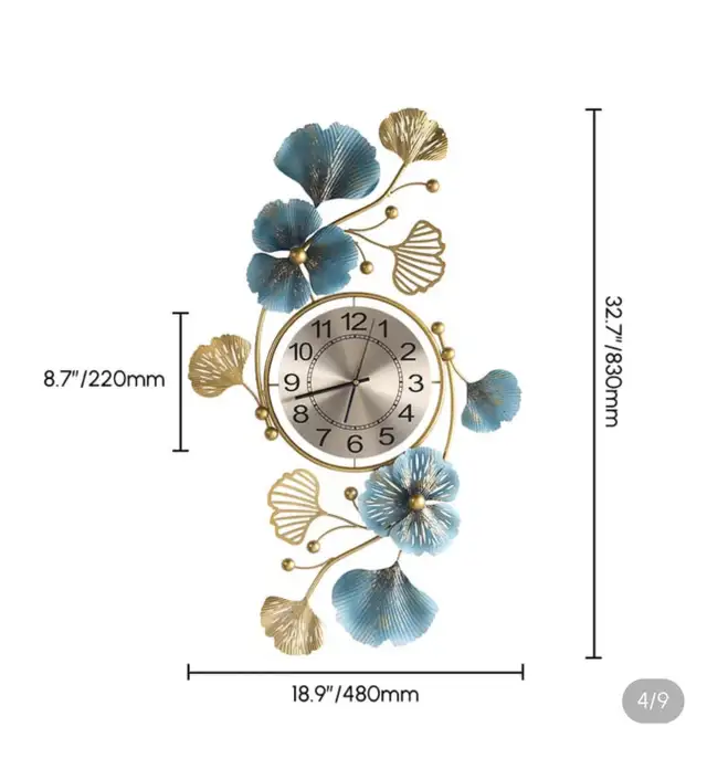  Modern Metal Large Wall Clock 3D in Home Décor & Accents in Markham / York Region - Image 3