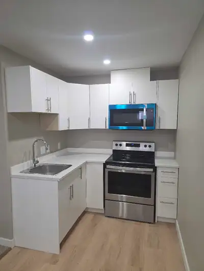 Recently renovated basement suite for rent in Harbour Landing! Completed in May 2026. Available Imme...