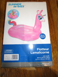 POOL FLOAT LARGE LLAMACORN never used