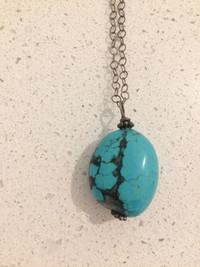 Turquoise Necklace For Sale $20