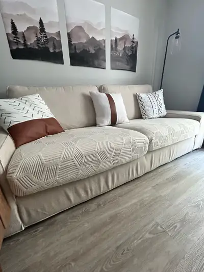 IKEA KIVIK Beige Sofa Couch 3 Seater, View more