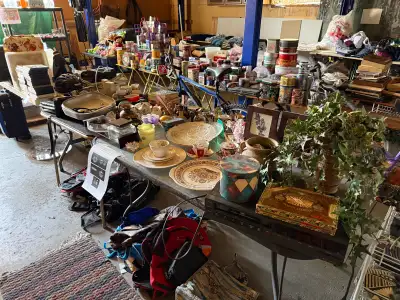 Moving downsizing garage sale, View more