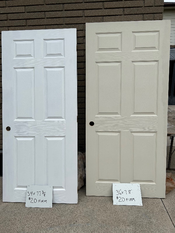 6 Panel Interior Doors Windows, Doors & Trim St. Catharines Kijiji