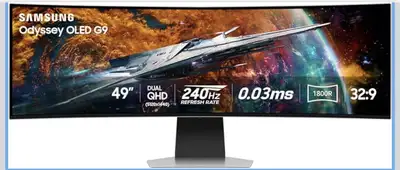 Samsung 49 inch Odyssey OLED G9 Gaming Monitor (LS49CG954SNXZA) , View more