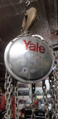 Yale 8 ton chain hoist 