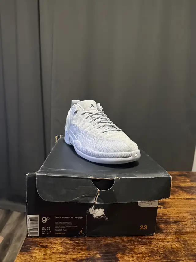 Air Jordan 12 “Wolf Grey” – Brand New – Size 9.5 Men in Men's Shoes in Laval / North Shore - Image 2