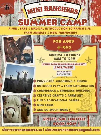 Mini Rancher’s summer camp! , View more