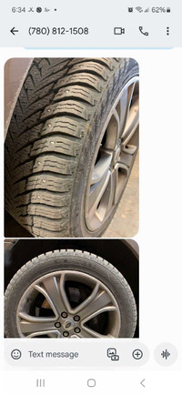 Studded winter tires