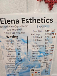 Laser and waxing 