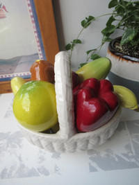Porcelain Decorative Fruit Basket