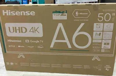 Hisense 50" A6 4K UHD Google TV, View more