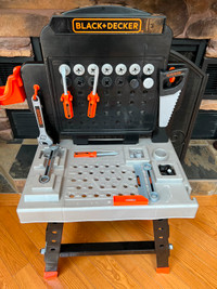 Black & Decker: Children's Toy Tool Set and Work Bench