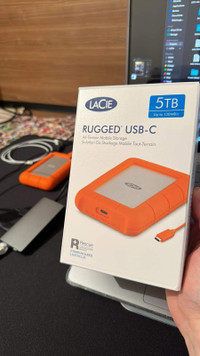 Disque dure externe | LaCie Rugged USB-C 5 To