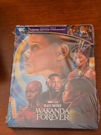 BLACK PANTHER WAKANDA FOREVER 4K STEELBOOK( THE WARRIORS VARIANT