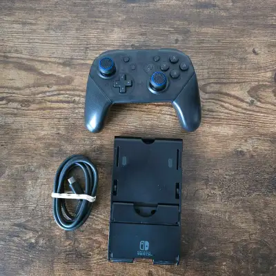 Nintendo Switch PRO Controller + OEM Stand, View more