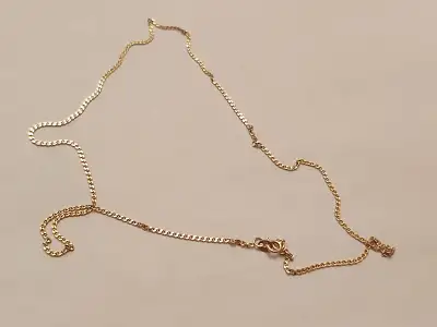 Yellow gold delicate chain 14K..18 inches., View more