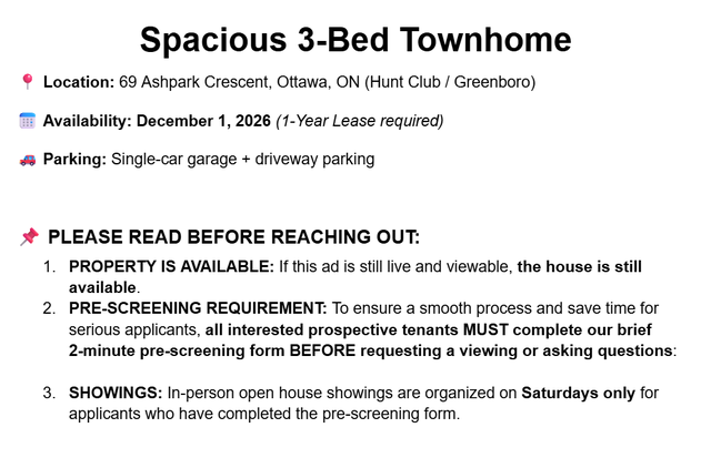 Greenboro Townhouse For Rent in Long Term Rentals in Ottawa - Image 19