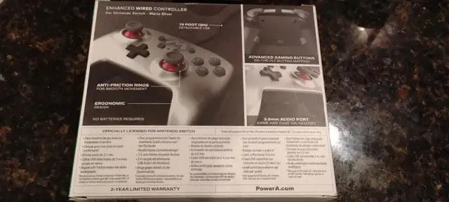 Nintendo switch, manette super mario, manette avec fil in Nintendo Switch in Laval / North Shore - Image 4