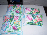 Patio Pillows   - set of 4  Like New