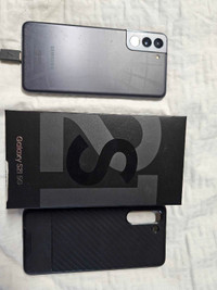 Samsung s21 with case and extras