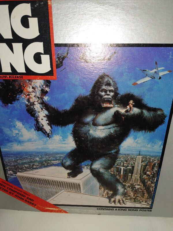 KING KONG   :  RECORD    - 1976 MOTION PICTURE SOUNDTRACK in Arts & Collectibles in Edmonton