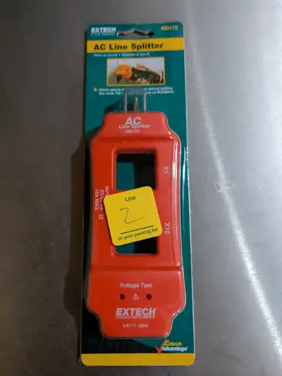 Extech AC line splitter, View more