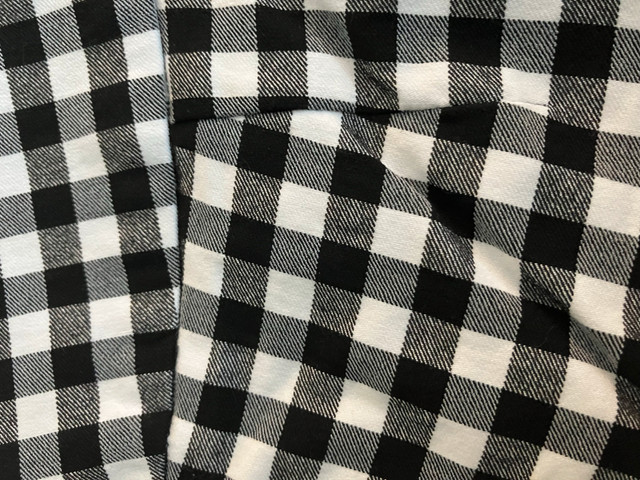 Cleo Womens Black White Checkered Gingham Ankle Stretch Pants in Women's - Bottoms in Winnipeg - Image 4