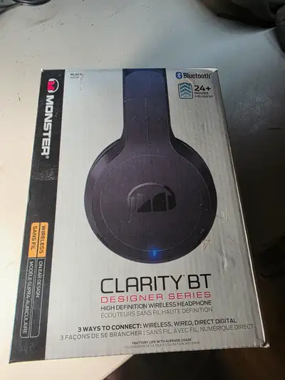 Monster Clarity Bt Designer Series Wireless Bluetooth Headphones, View more