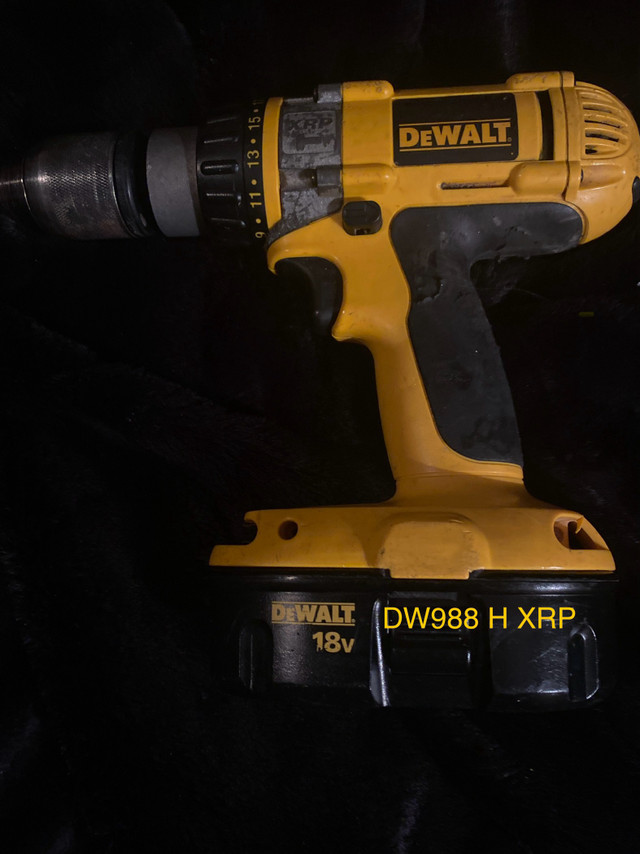  -Dewalt DW988 18V XRP 1/2” HammerDrill in Power Tools in St. Albert