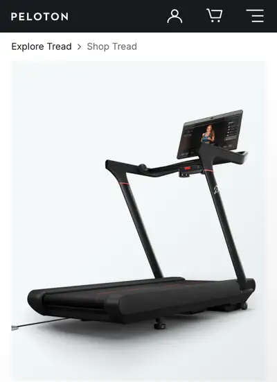 Used peloton treadmill discount