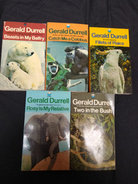 Gerald Durrel Paper Back Collection
