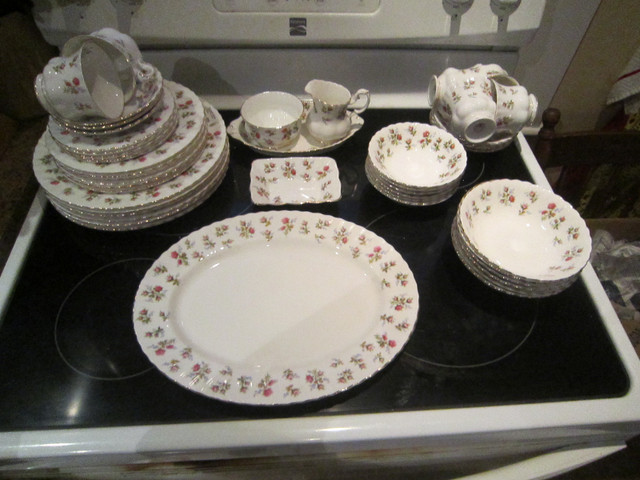 Royal Albert WINSOME fine bone china set, Service for 4 in Arts & Collectibles in Saint John