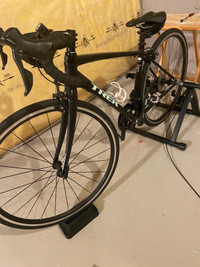 Trek road bike and trainer for sale 