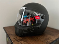 Carbon Casque Helmet Simpson