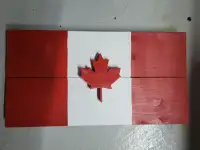 Handmade Canadian Flag Wall Mount Decoration