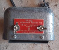 TRI-ANG RAILWAYS TOY TRANFORMER RECTIFIER P.1 C 1956