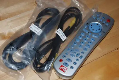 COMPOSITE CABLE ATI 6110004400 WST: C219RM-003, new ATI 4 Pin S-video A/v Black Cable 6 FT 611000450...