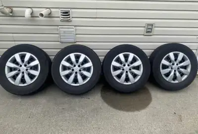 5x100 Rims and all-season tires 215/65/16