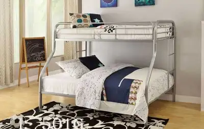 Twin over Full Metal Bunk Bed, View more