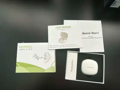 Rechargeable Personal Hearing Amplifiers, 35db gain, View more