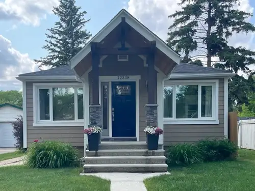 1950 bungalow in Delton with: Lot size is 45 x 120 feet Owned 25 years not a flip. Original vintage...