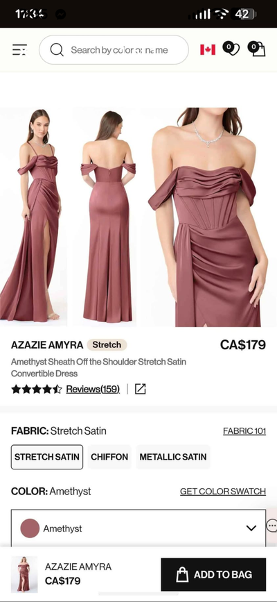 Worn once for an event, was washed immediately after. Like new. Fits 16-18 US - can be tailored. Sel...