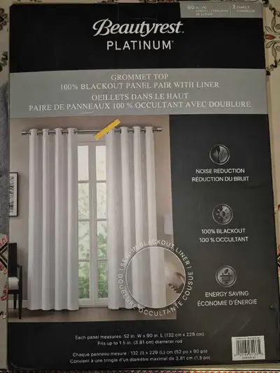 Beautyrest Platinum Curtains, View more