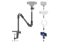 Web cam KDD camera mount with phone holder